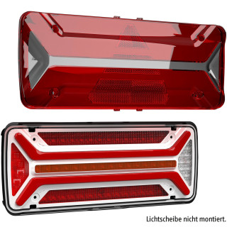 EcoLED II Smartbox, 12/24V, li=re, 7-pol.ASS, Lichtscheibe lose