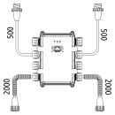 Verteiler ASS, mit 2 x AMP Buchse