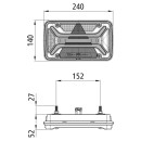 MultiLED III, 12/24 V, li, 7-pol. AMP, 1 x 2-pol. Superseal