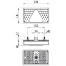 MultiLED, 24 V, rechts, 7-pol.AMP+2-pol.ASS,m....