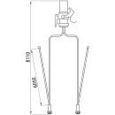 Versorgungskabel,15-pol.Stecker, 2x 5-pol. Baj.8110mm,2xDC