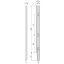 K5 Vorderrunge Stahl KTL, rechts, 1000 mm BWH