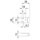 Gegenhalter Typ 728, Stahl verzinkt