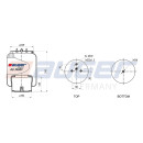 Service & Komplett Luftfederbalg passend für DAF...