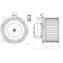 Innenraumgebläse passend für NISSAN NV200 1.5D 09- NRF 34292