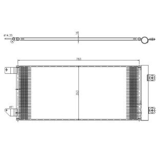 Kondensator, mit Trockner, EASY FIT passend für MAN TGS 07- NRF 350452