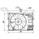 Lüfter komplett passend für VW Transporter 2.0D 03- NRF 47918