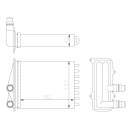 Wärmetauscher, Innenraumheizung, ohne Rohr passend für RENAULT Trafic 1.6D 15- NRF 54412