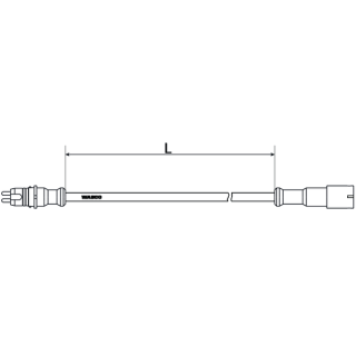 WABCO Kabel mit Kupplungsstecker 4497550190