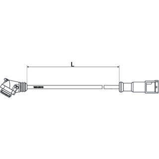 WABCO Kabel mit Kupplungsdose 4497560150