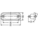 Kennzeichenleuchte HELLA 2KA 001 378-041