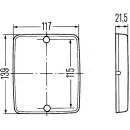 Rückstrahler HELLA 8RA 003 660-007