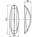 Umrissleuchte HELLA 2XS 008 479-061 Links