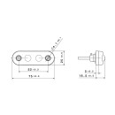 FE04 LED - LED Frontansicht Positionsleuchte 24V...