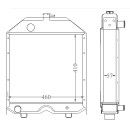 Kühler passend für MASSEY FERGUSSON Series 300 87-