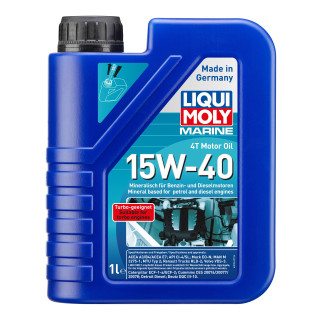 Liqui Moly 25015 Marine 4T Motor Oil 15W-40 1 l