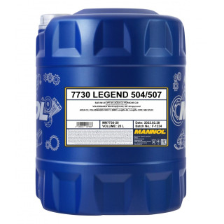 MANNOL 7730 LEGEND 504/507 20 Liter