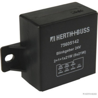 HERTH+BUSS ELPARTS 75605142 Blinkgeber 24 V, 7 pins, elektronisch passend für IVECO, MERCEDES-BENZ, DAF, VOLVO, FAUN, MAN, HENSCHEL