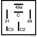 HERTH+BUSS ELPARTS 75605147 Blinkgeber 12 V, 6 pins, elektronisch passend für INTERNATIONAL HARV., JOHN DEERE, FENDT