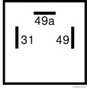 HERTH+BUSS ELPARTS 75605148 Blinkgeber 12 V, 3 pins, elektronisch passend für MERCEDES-BENZ LP