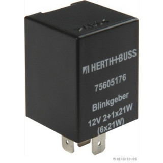 HERTH+BUSS ELPARTS 75605176 Blinkgeber 12 V, 5 pins, elektronisch passend für KÄSSBOHRER, CITROËN