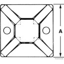 HERTH+BUSS ELPARTS 50265722066 Befestigungssockel, Kabelbinder mit Klebefolie, 28 x 28 mm, 10 Stück