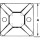 HERTH+BUSS ELPARTS 50265722066 Befestigungssockel, Kabelbinder mit Klebefolie, 28 x 28 mm, 10 Stück