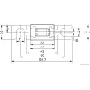 HERTH+BUSS ELPARTS 50295286 Sicherung Strip with housing, 48V, 35 A