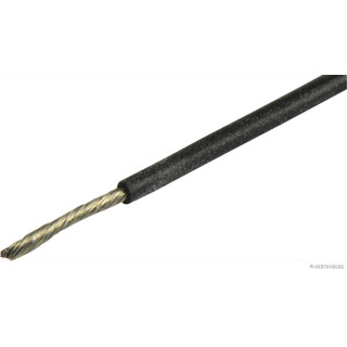 HERTH+BUSS ELPARTS 51275506000 Elektroleitung Silikon 0,75 mm², schwarz, 5 m