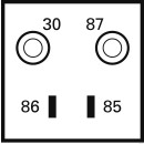 HERTH+BUSS ELPARTS 75613100 Relais, Arbeitsstrom 12 V, 200 A, 4 pins