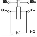 HERTH+BUSS ELPARTS 75613312 Relais, Arbeitsstrom 24V,...