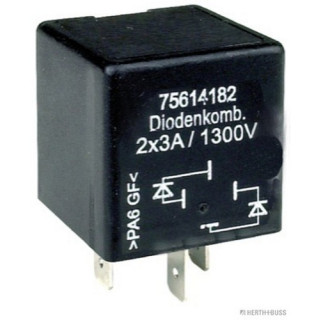 HERTH+BUSS ELPARTS 75614182 Diode 3 A, 4 pins