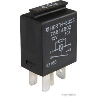 HERTH+BUSS ELPARTS 75614602 Multifunktionsrelais 12 V, 30 A, 4 pins, Widerstand passend für AUDI, SEAT, SKODA, VW