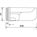 HERTH+BUSS ELPARTS 82710215 Seitenmarkierungsleuchte 24 V, T4W passend für SUER