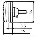 HERTH+BUSS ELPARTS 82710339 Begrenzungsleuchte 24 V, LED, click-in