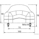 HERTH+BUSS ELPARTS 84750050 Kennzeichenleuchte 24 V passend für SUER