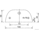 HERTH+BUSS ELPARTS 84750050 Kennzeichenleuchte 24 V passend für SUER