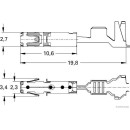 50x HERTH+BUSS ELPARTS 50251459 Crimpverbinder AMP Tyco...