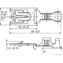 25x HERTH+BUSS ELPARTS 50251471 Crimpverbinder 4 # 6 mm², 1-polig, DIN 72581