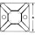 100x HERTH+BUSS ELPARTS 50265714 Befestigungssockel, Kabelbinder mit Klebefolie, 28 x 28 mm passend für FUTECO