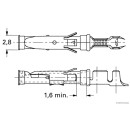 25x HERTH+BUSS ELPARTS 50251851 Crimpverbinder AMP Tyco Type III+, 0,5 - 1,5 mm² passend für MAN