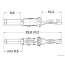 50x HERTH+BUSS ELPARTS 50251869 Crimpverbinder AMP Tyco RK 2,5, 0,5 - 1 mm²