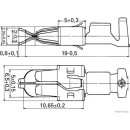 50x HERTH+BUSS ELPARTS 50251874 Crimpverbinder Lear DFK...