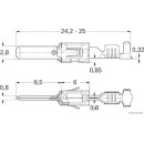 50x HERTH+BUSS ELPARTS 50251896 Crimpverbinder passend...