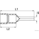 100x HERTH+BUSS ELPARTS 50252409 Quetschverbinder 0,5 - 1...