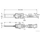 50x HERTH+BUSS ELPARTS 50253315 Crimpverbinder AMP Tyco...