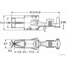 10x HERTH+BUSS ELPARTS 50253325 Crimpverbinder AMP Tyco...