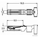 50x HERTH+BUSS ELPARTS 50253327 Crimpverbinder AMP Tyco...