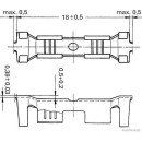 100x HERTH+BUSS ELPARTS 50253351 Crimpverbinder 0,5 - 1...