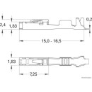 50x HERTH+BUSS ELPARTS 50253518 Crimpverbinder MCON 1,2...